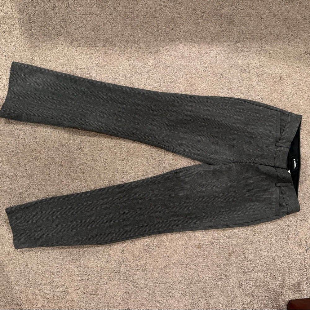 Express Columnist barely boot, low rise  plaid Pants